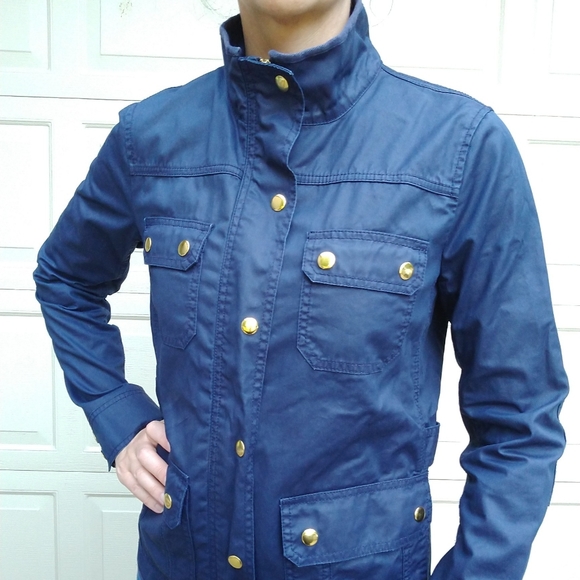 J CREW downtown field jacket navy XS (O1) - Picture 8 of 14